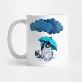 rain cat Mug